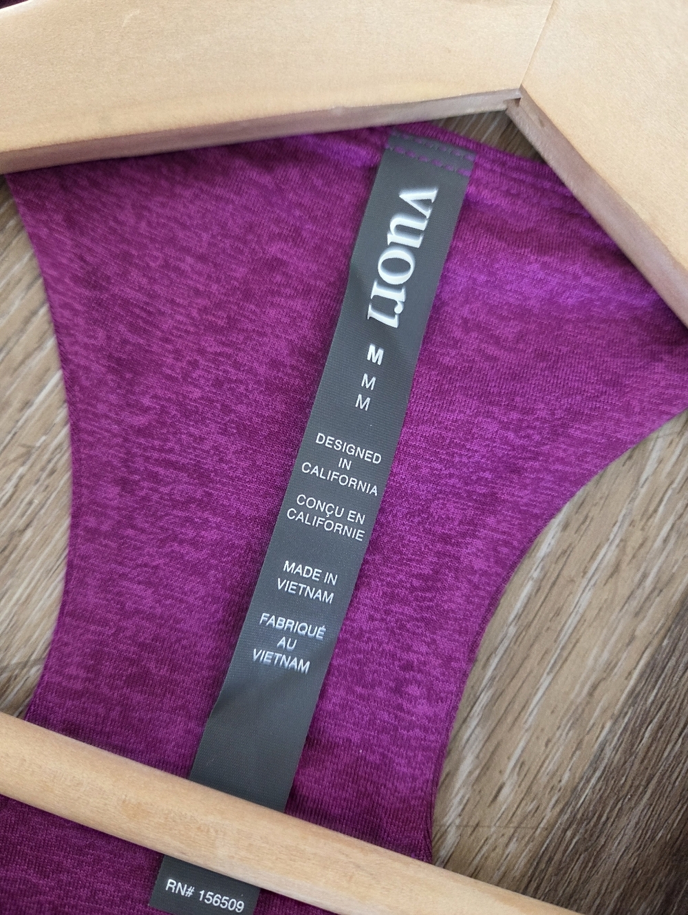 Vuori Halo Performance Crop Top Tank 2.0 Magenta Heather NWT Racerback PRICEFIRM - Picture 9 of 11